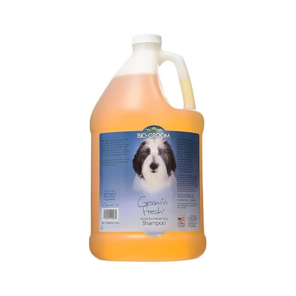 1 Gallon Fresh Scent Dog Shampoo for Hydrating and Odor-Eliminating Bathing