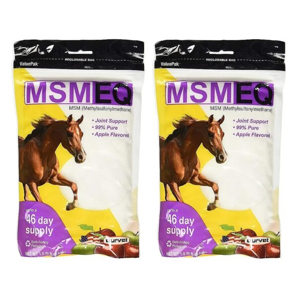 1 Pound Apple Flavored MSM Powder for Horse and Dog Supplement