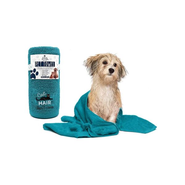 100% Cotton Dog Bath Towel Soft and Absorbent for Large Dog Breeds