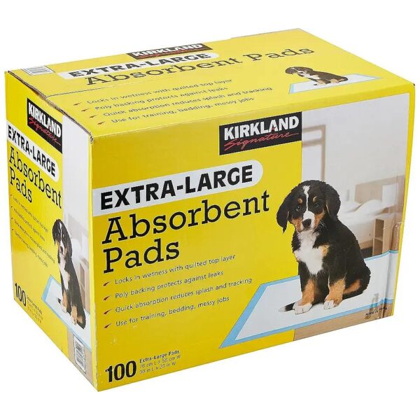 100 Extra Large Pet Pads 30x23 Inches All Life Stages, Everyday Use Original