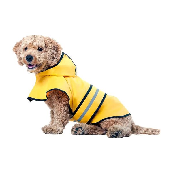 100% Polyester Waterproof Dog Raincoat for X-Large Breeds