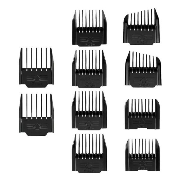 10-Piece Guide Comb Set for Pet Clippers with Durable PP Material