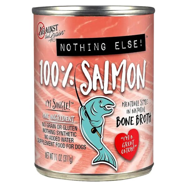 12 Pack, 11 oz Cans, Salmon Flavor, Grain Free, Dry Dog Food