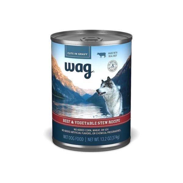 12 Pack 2oz Canned Wet Dog Food for Adult Canines