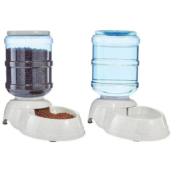 12-Pound Capacity Pet Food Waterer Gravity Feeder