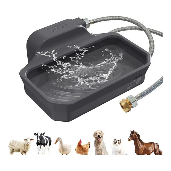 135-Ounce Automatic Water Dispenser for Large Animals with Copper Connector