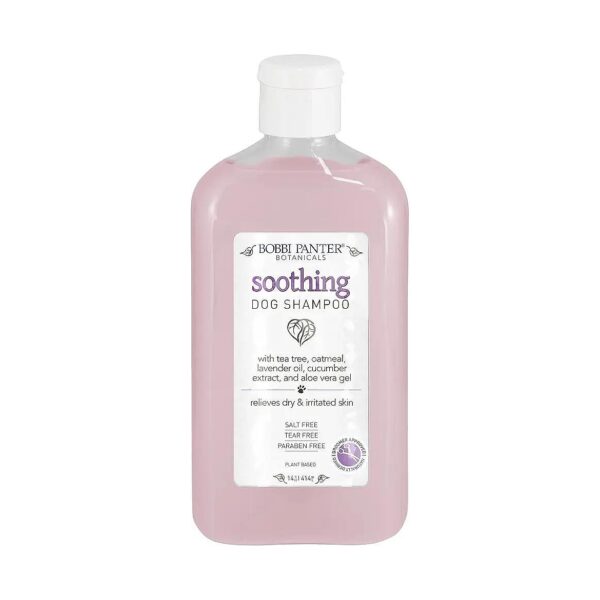 14-Ounce Soothing Dog Shampoo for Dry, Irritated Skin with Pleasant Lavender Fragrance