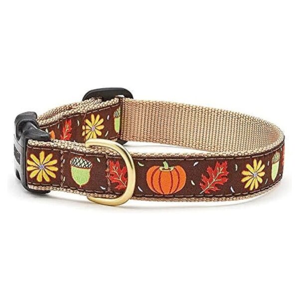 15 to 21 inches Dog Collar with Harvest Time Pattern and Quality