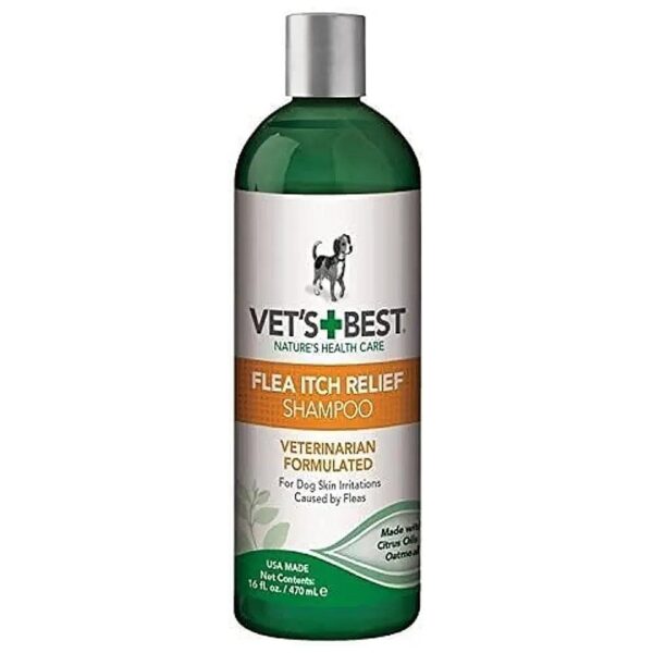 16 Ounce Flea Bite Relief Shampoo for Dogs and Allergy Sufferers