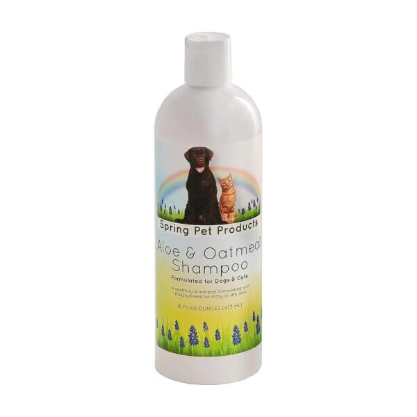 16 Oz Spring Refresher Aloe and Oatmeal Shampoo for Pets