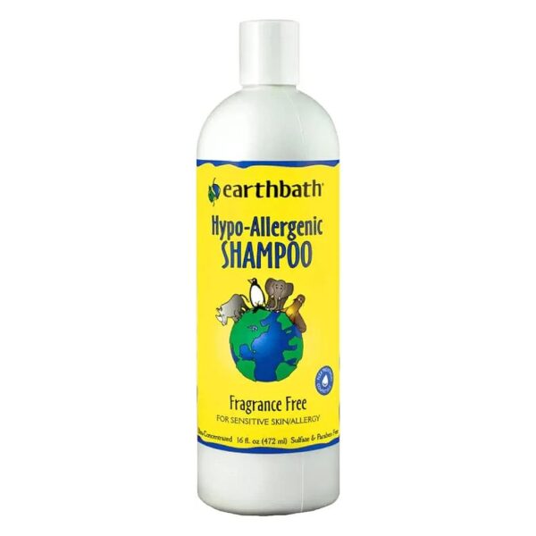 16 oz Fragrance-Free Shampoo for Dogs with Hypoallergenic and Natural Ingredients