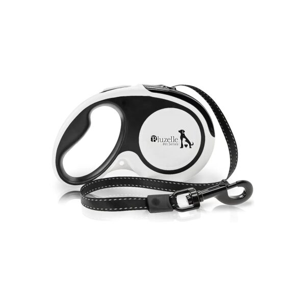 16ft Retractable Dog Leash with One-Hand Operation Medium Large Dogs 110lb Nylon Belt