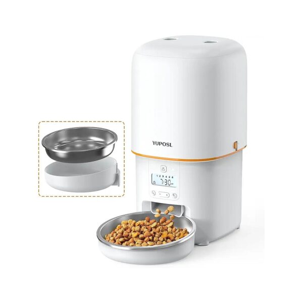 180-Day Battery Life Automatic Pet Feeder for Cats and Dogs