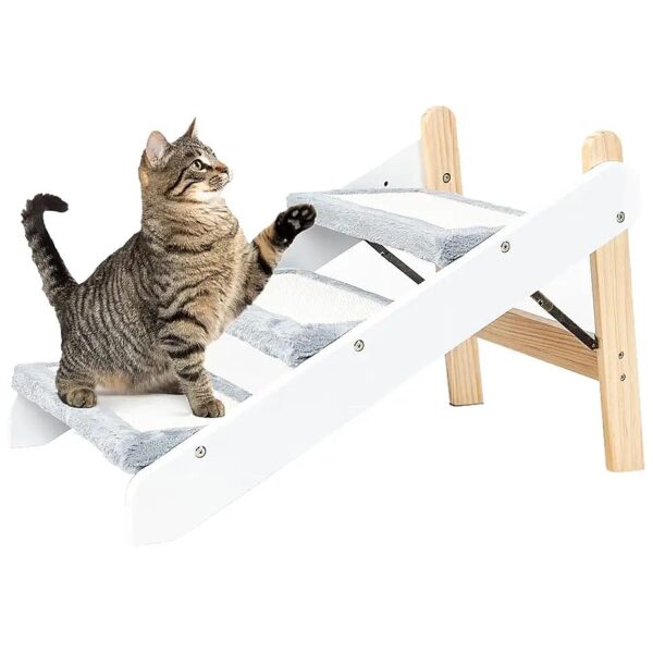 2 In 1 Cat Stairs And Ramp Holds Cats Up To 90 Pounds Safe And Sound