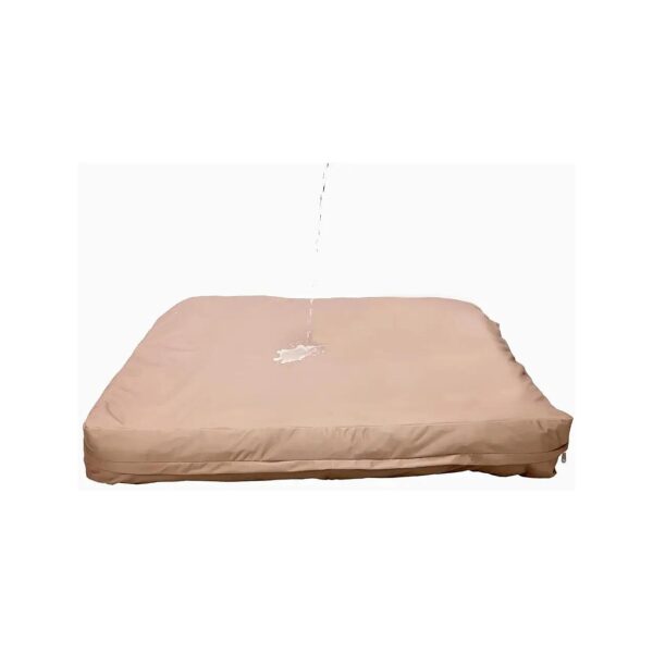 2 Year Warranty Dog Bed Liner Medium Size Tan Color Waterproof