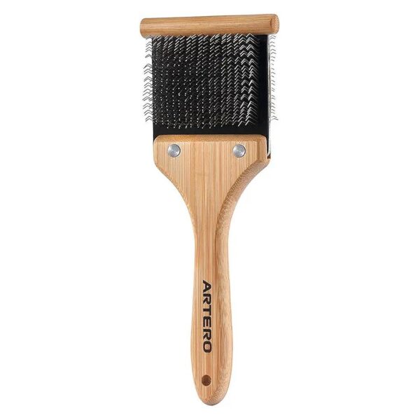 2 in 1 Brush with Flexible Bristles and Articulated Body for Efficient Brus