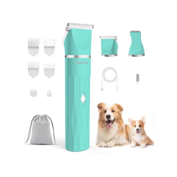 2 in 1 Dog Grooming Clippers for Small and Large Breeds with Adjustable Trim Levels