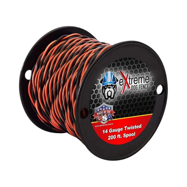 200ft Heavy Duty Twisted Dog Fence Wire for All Electric Dog Fence Brands