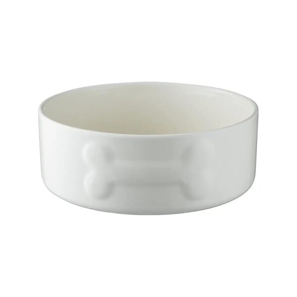 20cm Durable Ceramic Dog Bowl for All Breed Sizes