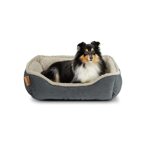 21x19 Rectangle Pet Bed for Small Dogs with Washable Design