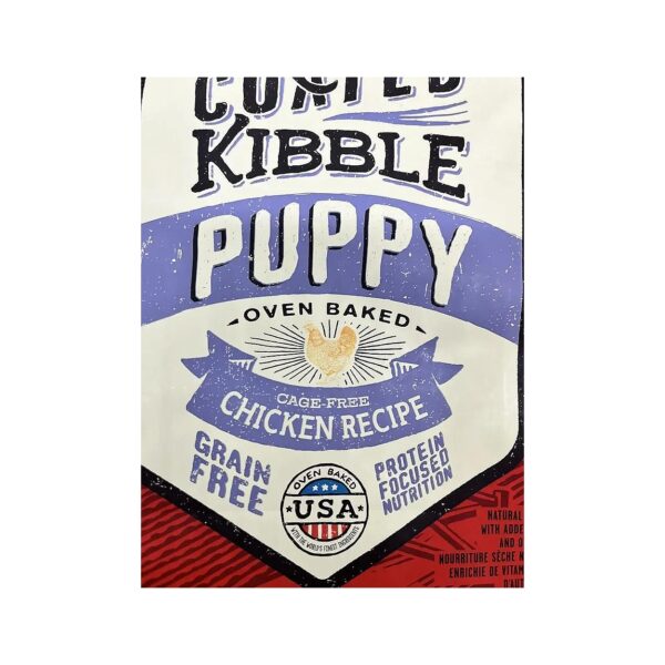 22Lb Raw-Coated Chicken Dry Kibble for Active and Healthy Puppies