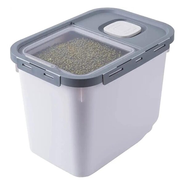 22-Liter Pet Food Storage Container with Measuring Cup for Pet Food Storage Convenience