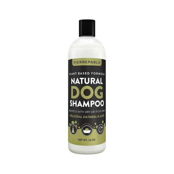 24 Ounce Natural Dog Shampoo with Odor Control and Anti-Itch Properties