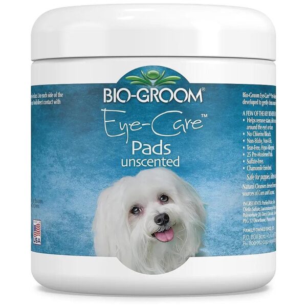 25-Count Eye Care Pads with Chamomile for Dogs, Cats, Puppy, and Kittens