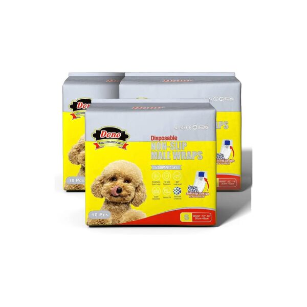 2-In-1 Design Male Dog Diapers for Comfort and Style