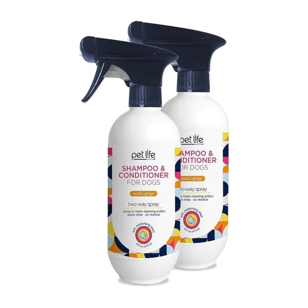 2-in-1 Dog Shampoo and Conditioner Spray with Shea Butter - Gentle, Nourishing Formula