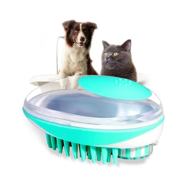 2-in-1 Pet Brush for Bathing and Massaging Cats and Dogs