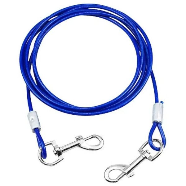 3 Meter Long Dog Tie Out Cable for Big Dogs up to 176lbs