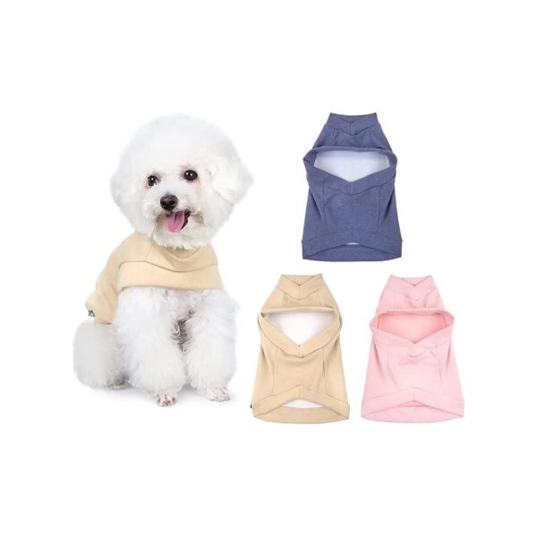 3 Pieces Dog Shirts for Dogs, Cats, and Rabbits with Soft Plush Material