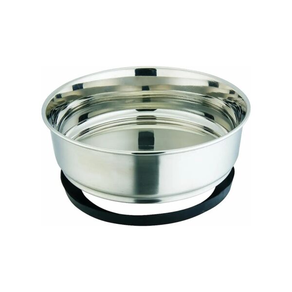 3 Quart Stainless Steel Dog Bowl with Durable Rubber Base