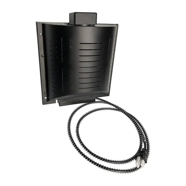 300W Black Heat Furnace with 6 Foot Cord for Outdoor Pet Enclosures