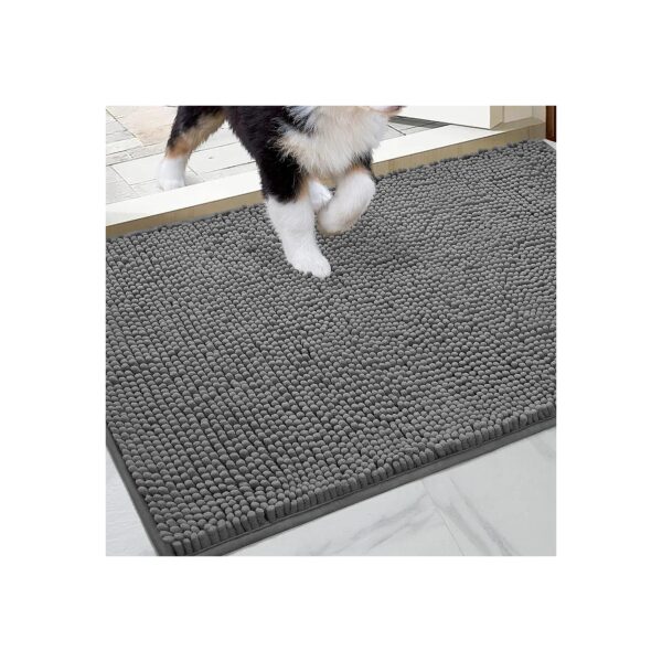 30"x48" Chenille Door Mat for Entrance, Hall, and Stairway Cleaning