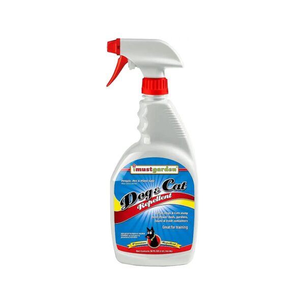 32oz Easy Spray Bottle Repels Dogs and Cats from Yards Plants and Gardens