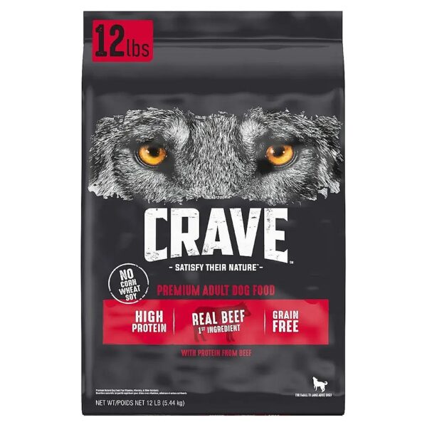 34% High Protein Adult Dry Dog Food with Peas for Energy and Grain Free