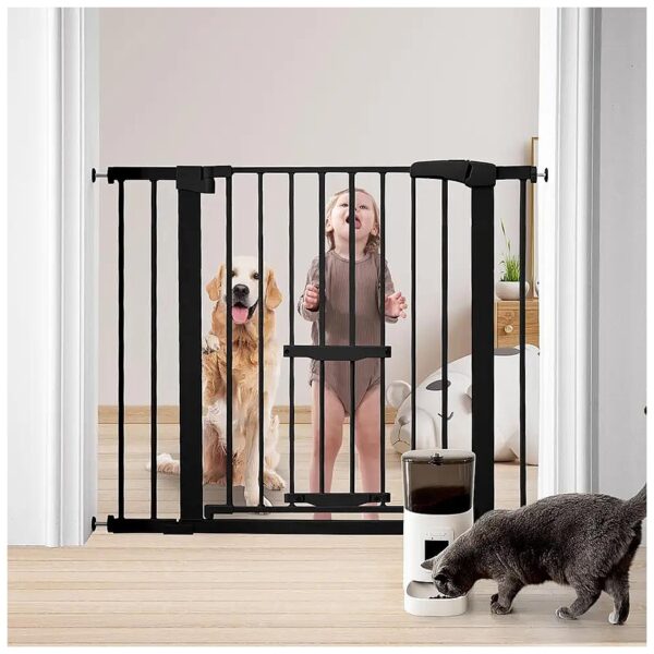 36 Inch Tall Expandable Baby Pet Gates for Doorway Stairs and Kitchens