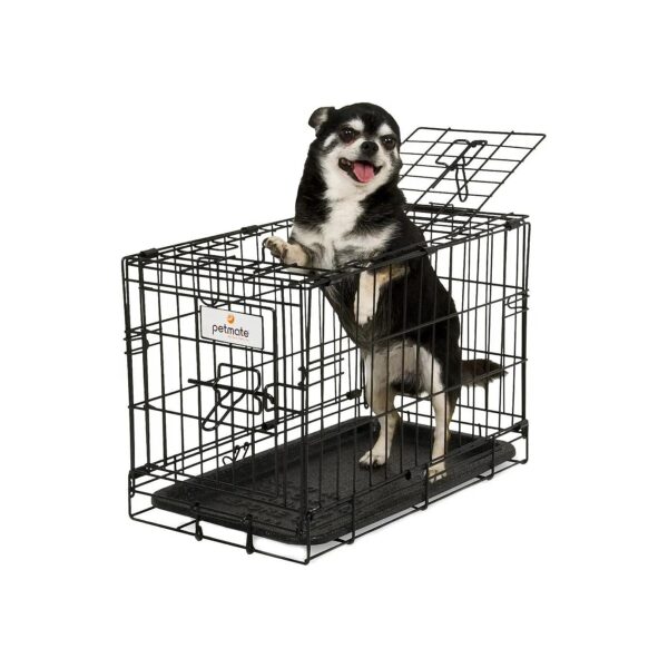 38-Inch Wire Kennel for Dogs 70-90 Pounds with Secure 5-Point Lock System