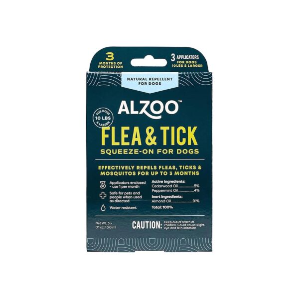 3-Month Flea and Tick Protection for Dogs with 100% Plant-Based Active Ingredients