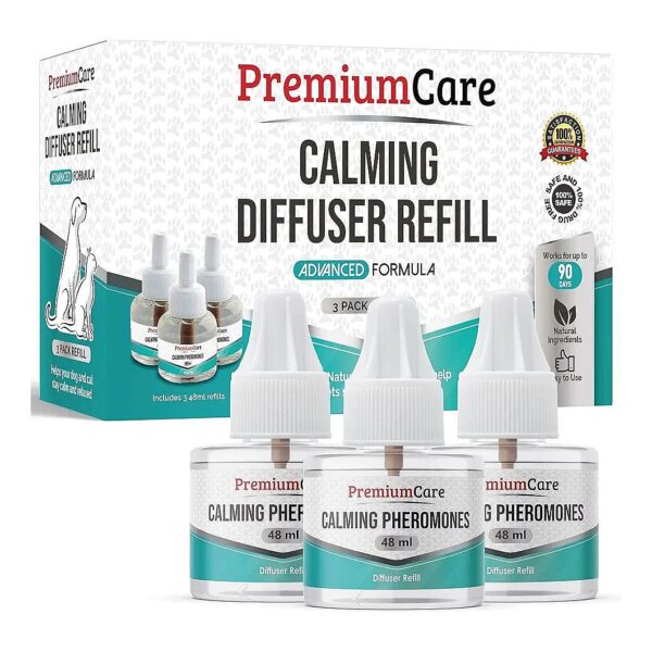 3-Pack Pheromone Refill Kit for Long-Lasting Pet Calming and Relaxation