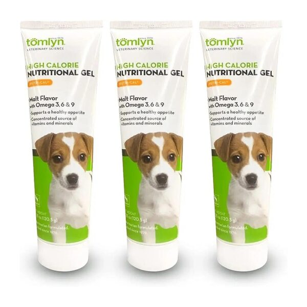 3-Pack of High-Calorie Nutritional Gel for Puppies