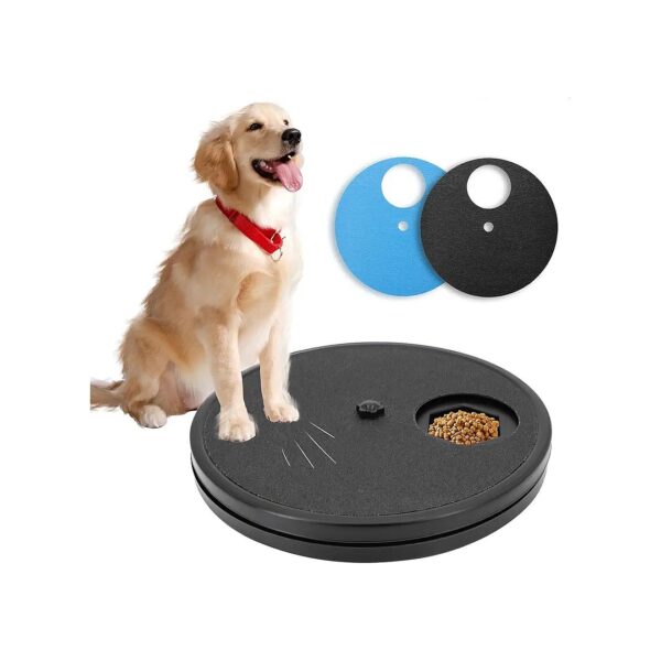 3-in-1 Dog Nail Scratch Board with Compartments for Food Storage and Easy Cleaning