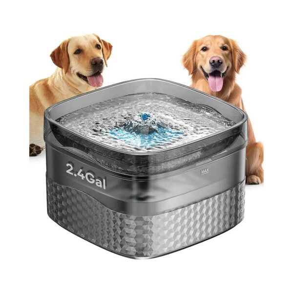 4 Gal Dog Water Fountain for Multi Pets, Quiet Pet Fountain with Multi-Layer Filtration