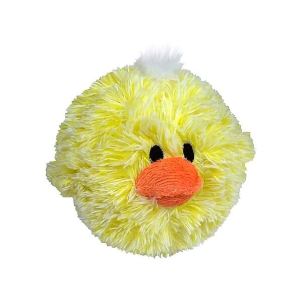 4 Inch Polyester Squeaky Chick Dog Toy for Small Pets