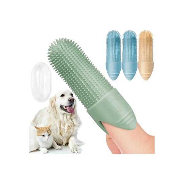 4 Pack Dog Toothbrush for Convenient and Easy Cleaning