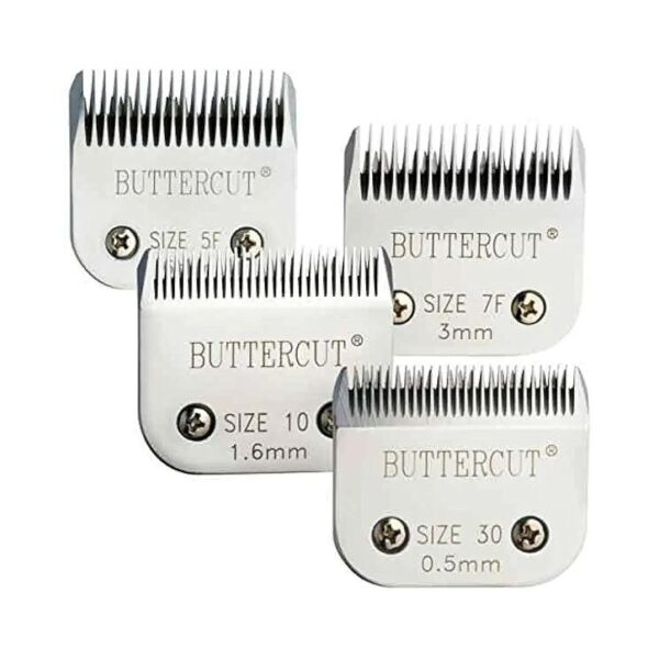 4 Piece Blade Kit for Geib Buttercut Clipper Set