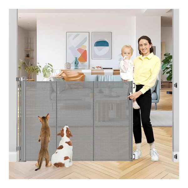 42 Inch Extra Tall Pet Gate for Large Dog and Baby Safety