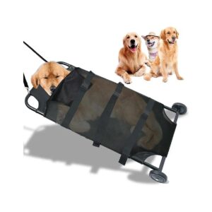 45x22 Inch Large Pet Carrying System with Max 250lbs Capacity and Noiseless Wheels